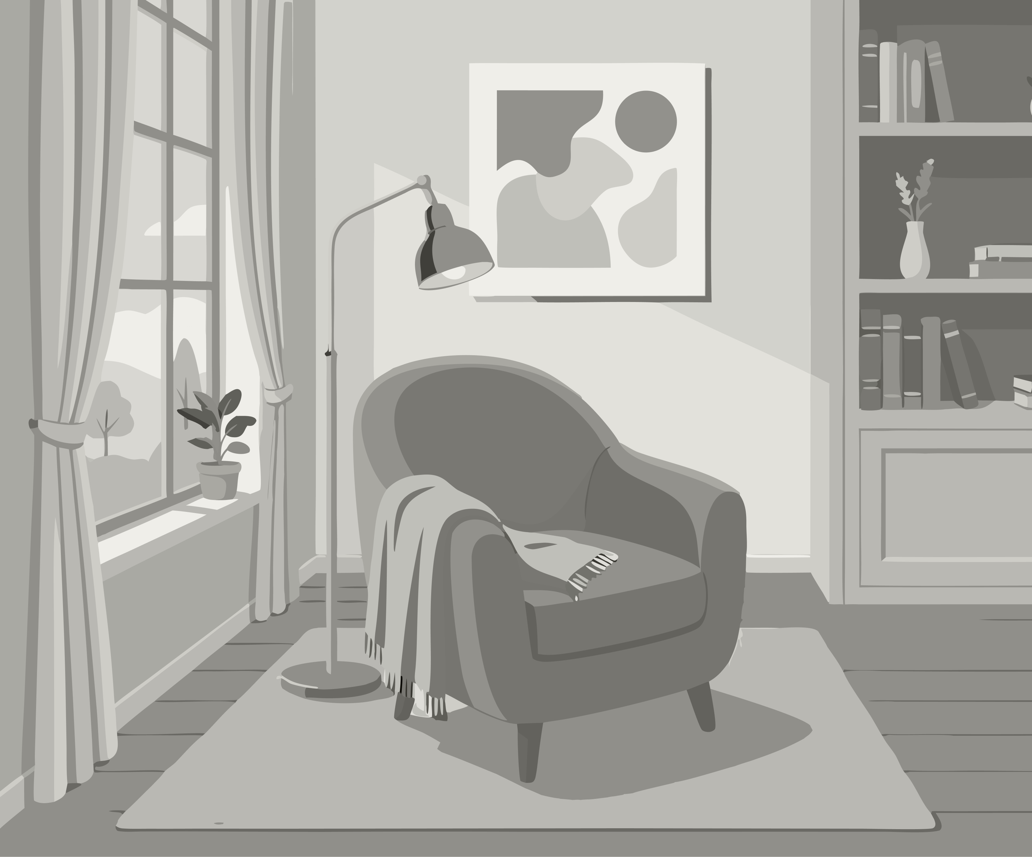Studio with Balcony